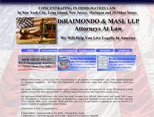 Tablet Screenshot of diraimondoandmasi.com